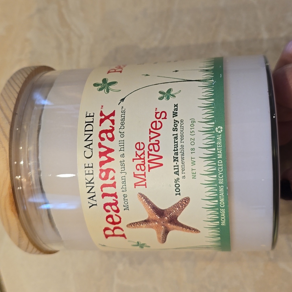 Yankee Candle Beanswax Making Waves 18oz candle - NEW